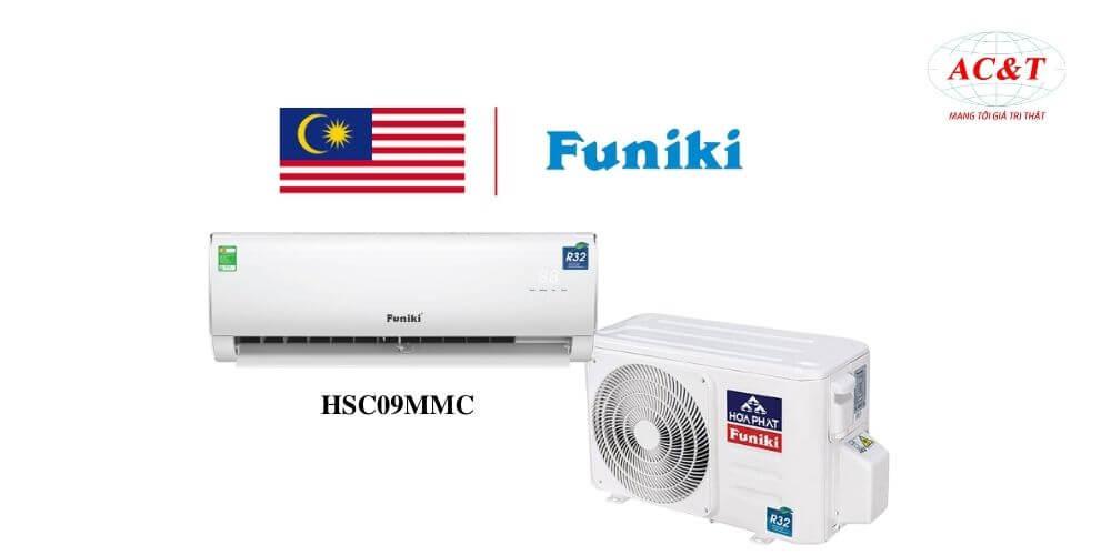 Điều hoà Funiki HSC09MMC nhập khẩu nguyên bộ chính hãng từ Malaysia