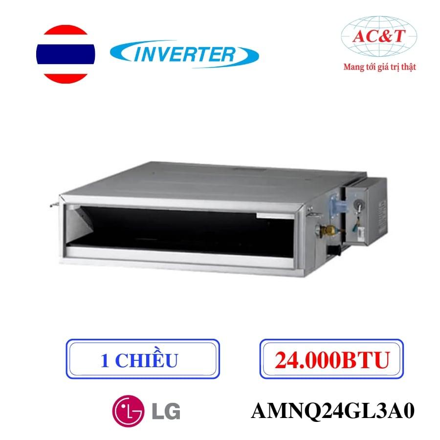 Dàn lạnh ống gió AMNQ24GL3A0 Multi LG 1 chiều 24.000 BTU công nghệ Inverter