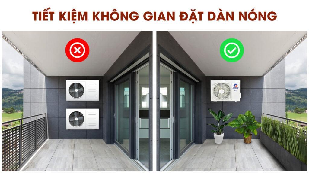 Ưu điểm lớn nhất là thẩm mỹ, tối ưu không gian