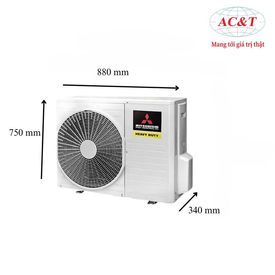 Điều hòa Mitsubishi Heavy SRK25CSS-S5/SRC25CSS-S5 1 chiều 25.240 BTU