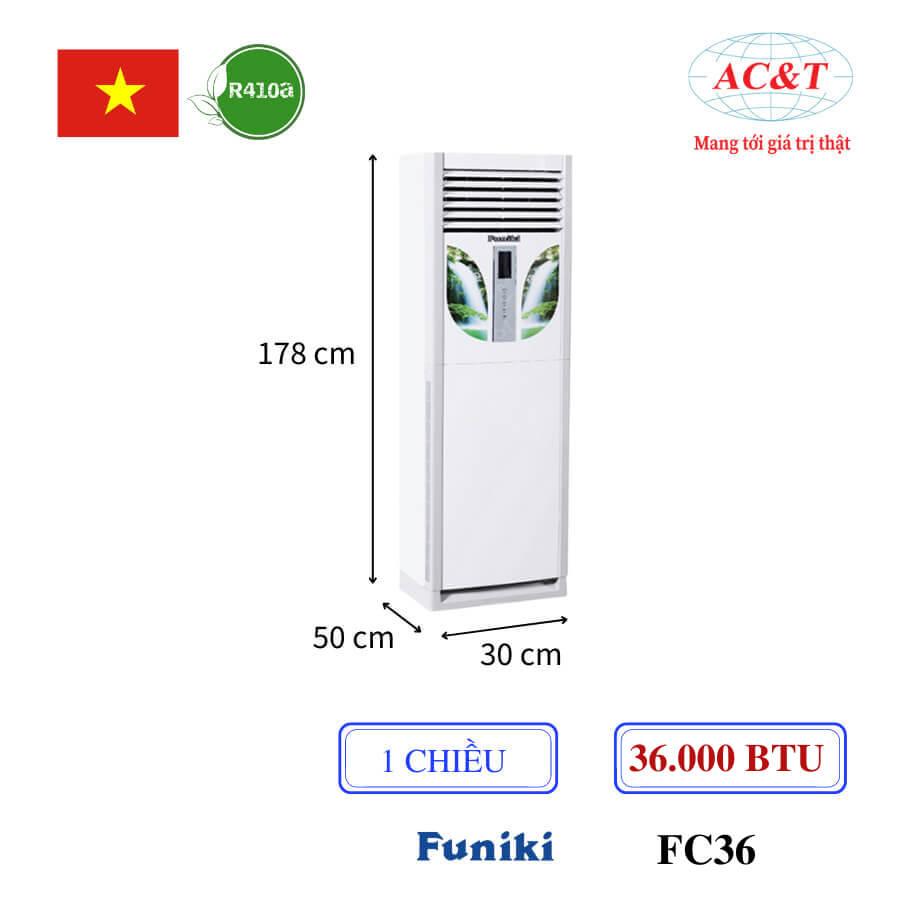 Điều hòa tủ đứng Funiki FC36 1 chiều 36.000BTU
