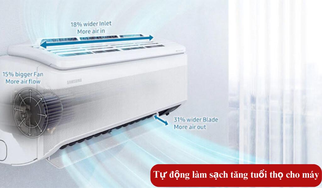 Tự động làm sạch dàn lạnh tăng tuổi thọ cho máy Tự động làm sạch dàn lạnh tăng tuổi thọ cho máy