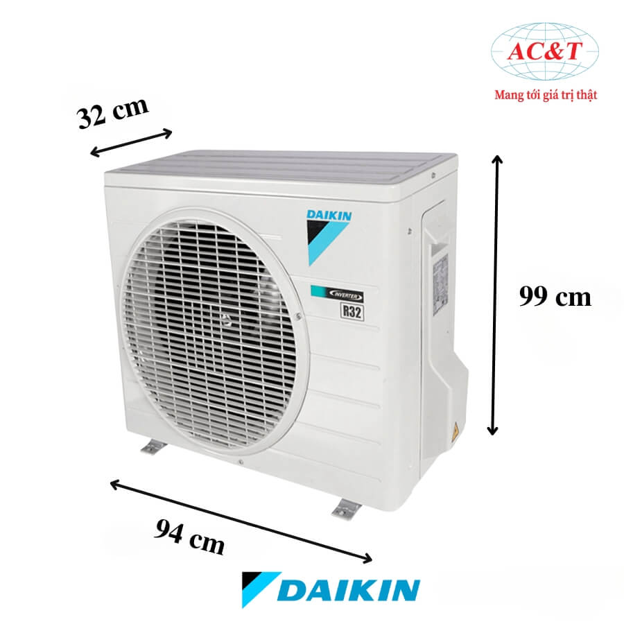 Điều hòa âm trần Daikin FCF71CVM/RZA71DV1 24000BTU 2 chiều inverter
