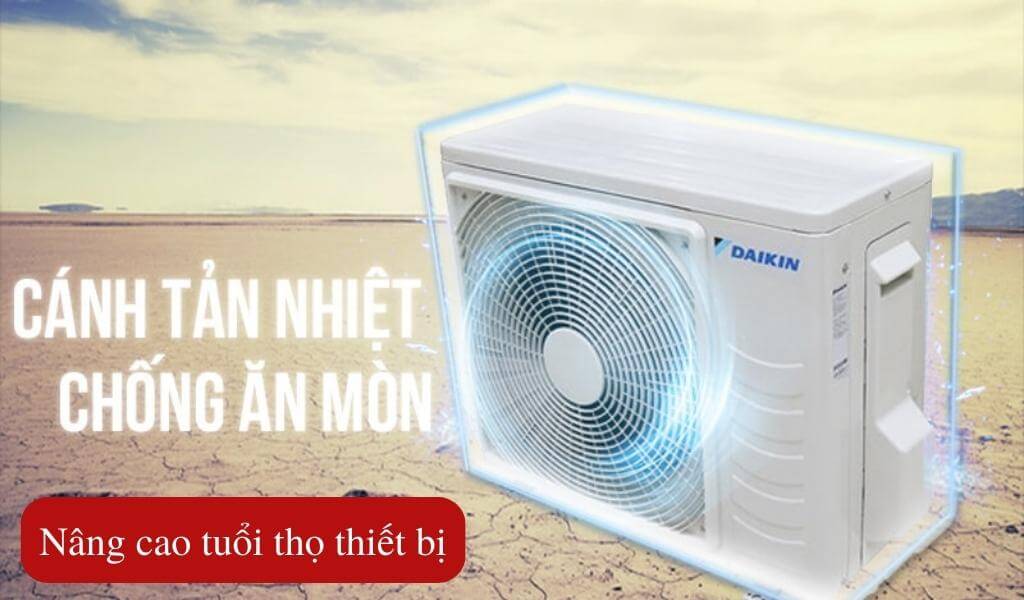 Cánh tản nhiệt dàn nóng được xử lý chống ăn mòn