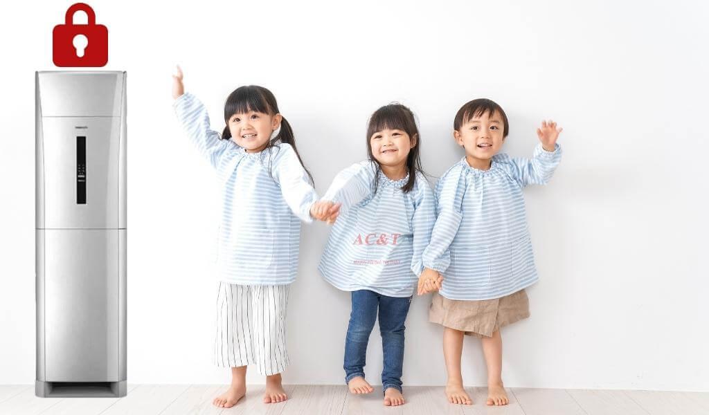 Chức năng khóa an toàn cho trẻ em