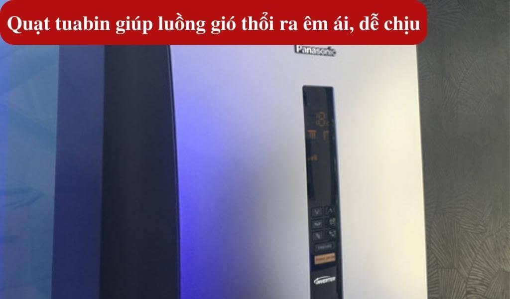 Dàn lạnh với quạt tuabin giúp khuếch tán gió nhẹ nhàng