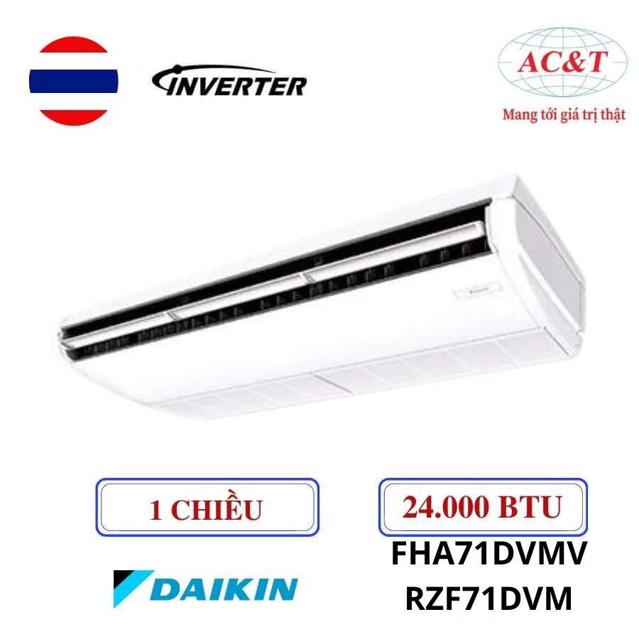 Điều hòa áp trần Daikin FHA71DVMV/RZF71DVM 24.000 BTU Inverter 1 pha