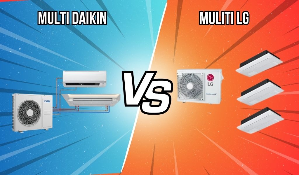 So sánh điều hòa Multi Daikin với LG