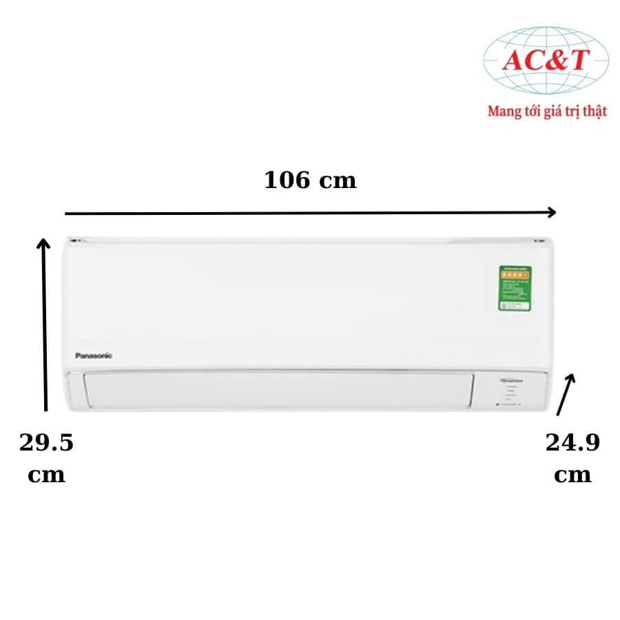 Điều hòa Panasonic CS-QU24AKH-8/CU-RU24AKH 24.000 BTU Inverter