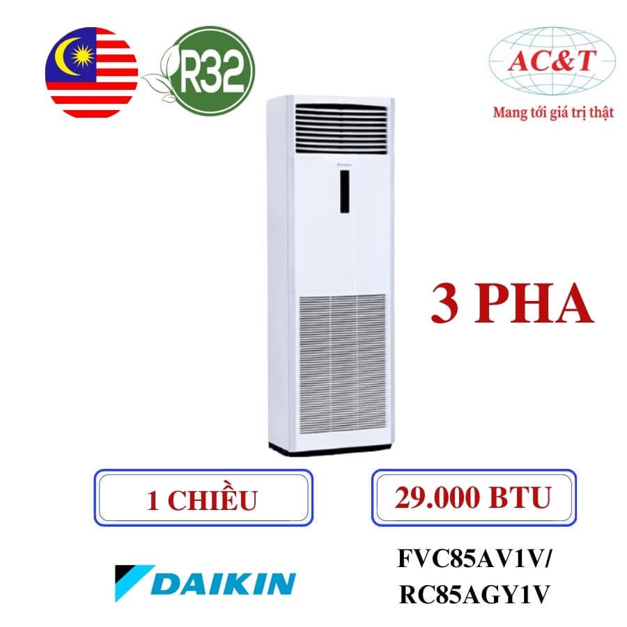 Điều hòa Sky Air tủ đứng Daikin FVC85AV1V/RC85AGY1V 29.000 BTU 1 chiều 3 pha