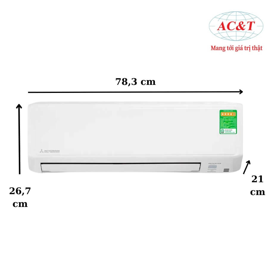 Máy ĐHKK Mitsubishi Heavy 18.084 BTU 1 chiều Inverter SRK18YZP-W5/SRC18YZP-W5