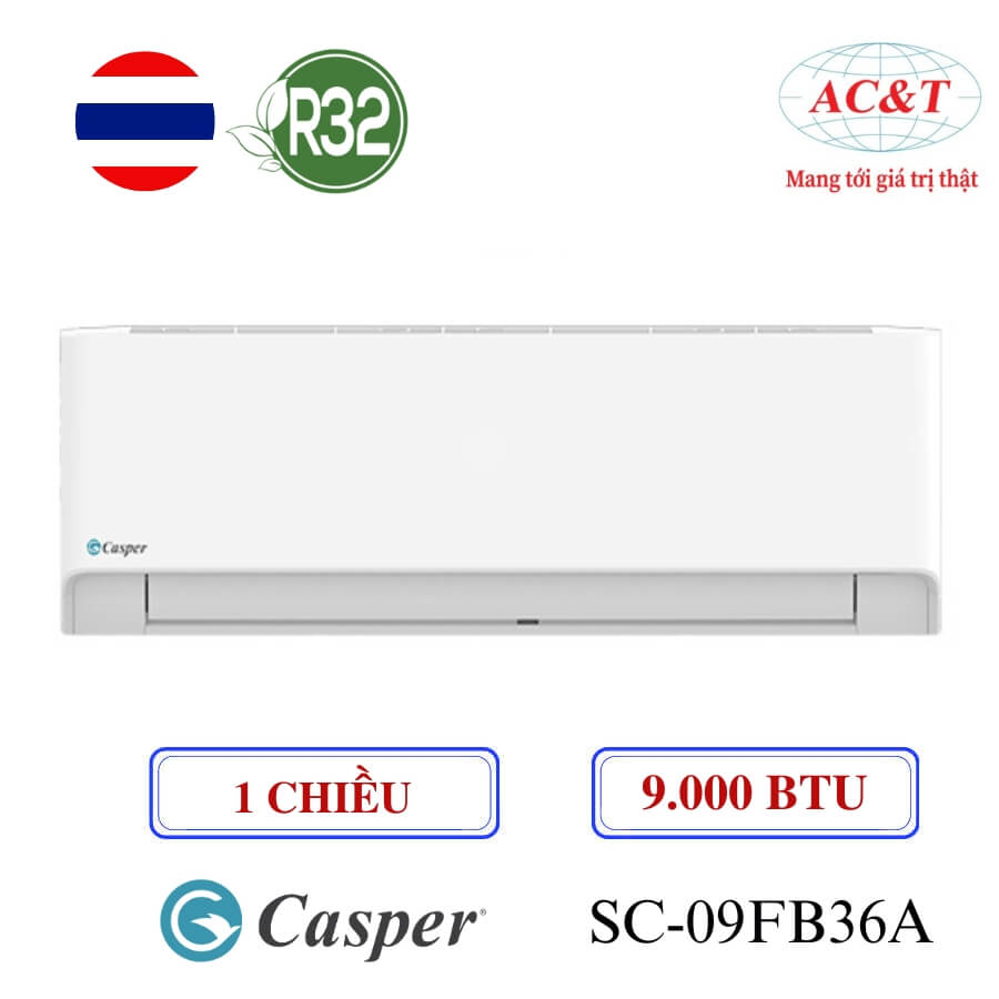 Điều hòa Casper SC-09FB36A 1 chiều 9.000 BTU