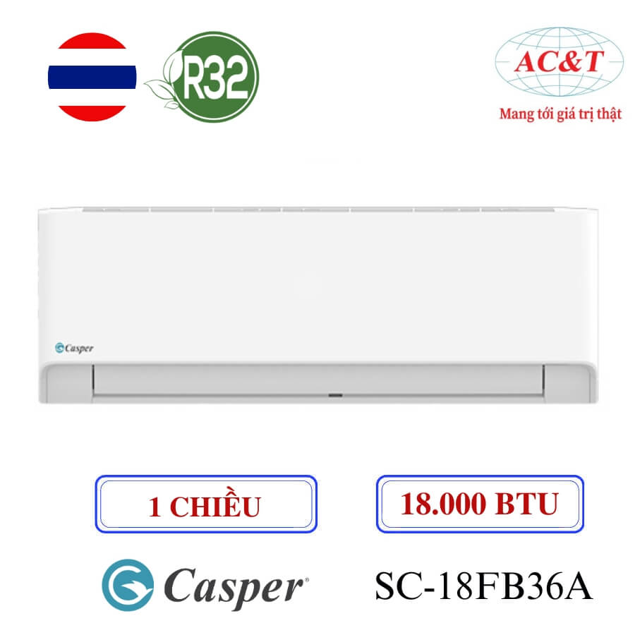 Điều hòa Casper SC-18FB36A 1 chiều 18.000 BTU