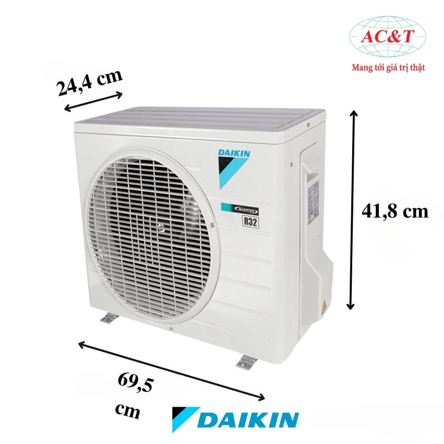 Điều Hòa Daikin FTKB25ZVMV/RKB25ZVMV 9.000 BTU Inverter 1 Chiều