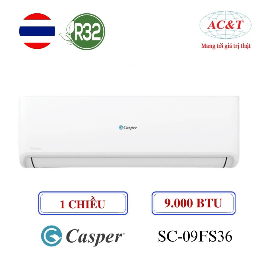 Điều hòa Casper SC-09FS36 9.000 BTU 1 chiều