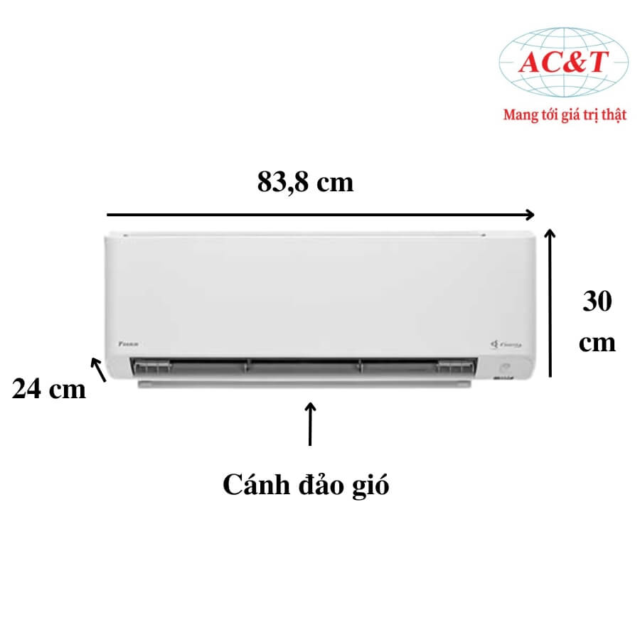 Máy ĐHKK Daikin treo tường 9.000 BTU 1 chiều Inverter FTKY25ZVMV/RKY25ZVMV