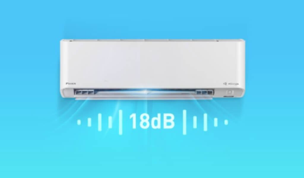 Vận hành siêu êm chỉ 18dB