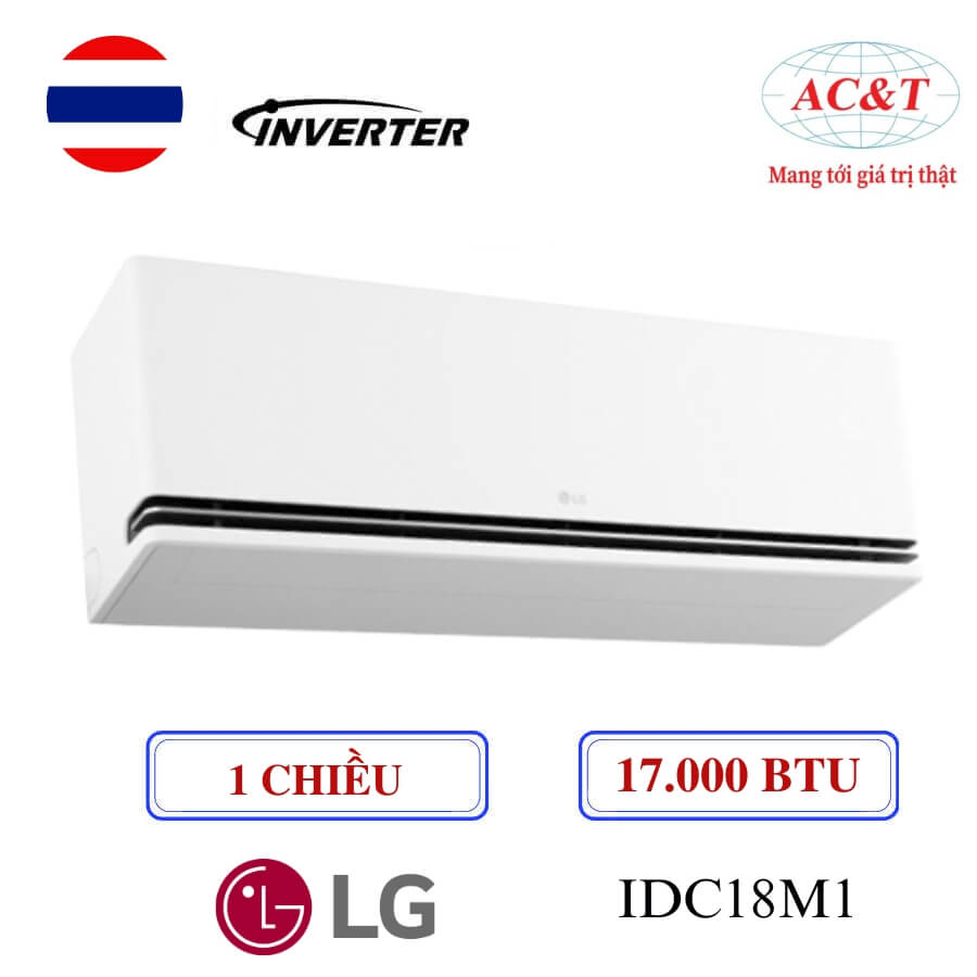Điều hòa LG Inverter IDC18M1 18.000 BTU 1 chiều ion