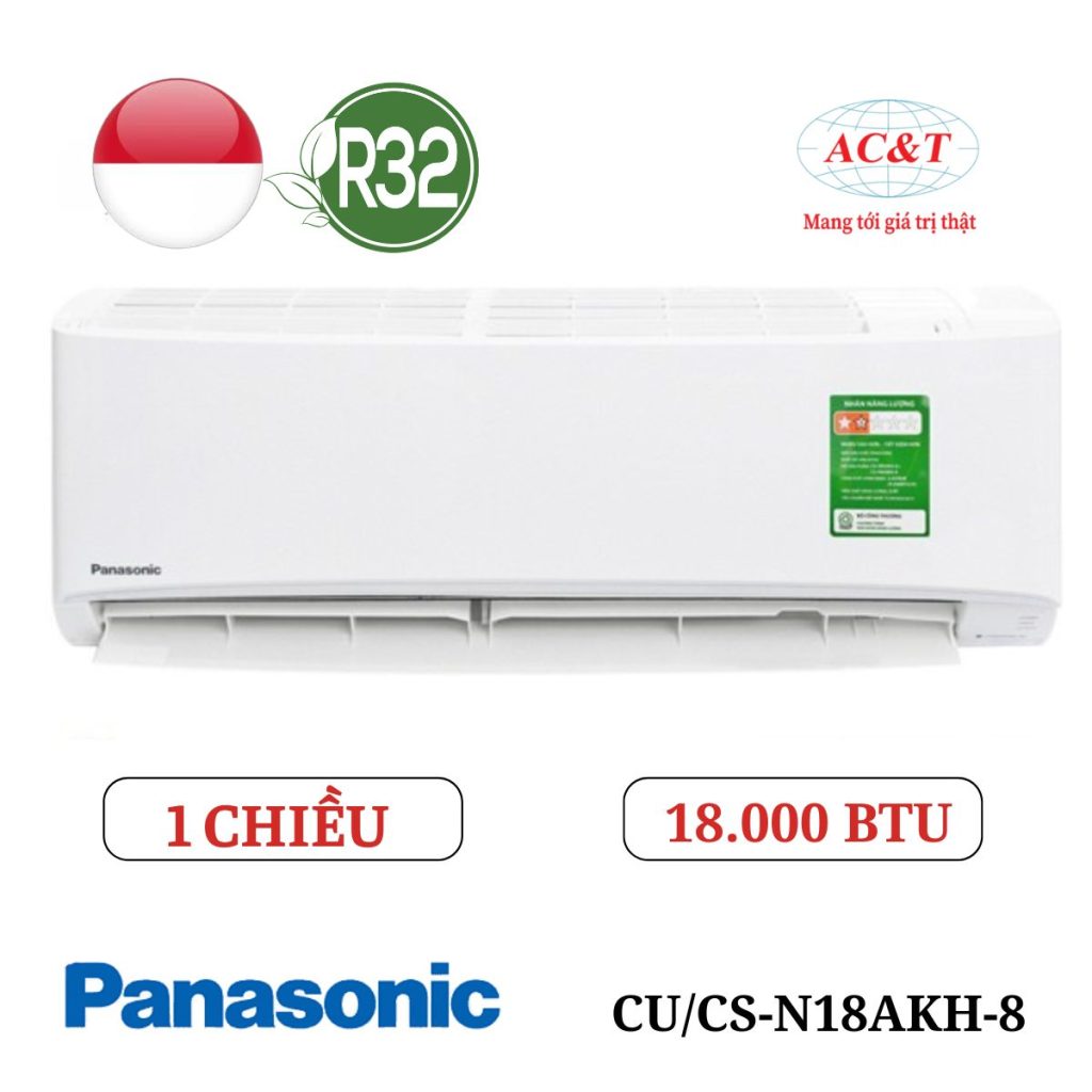 Điều hòa Panasonic 18.000BTU CU/CS-N18AKH-8 1 chiều