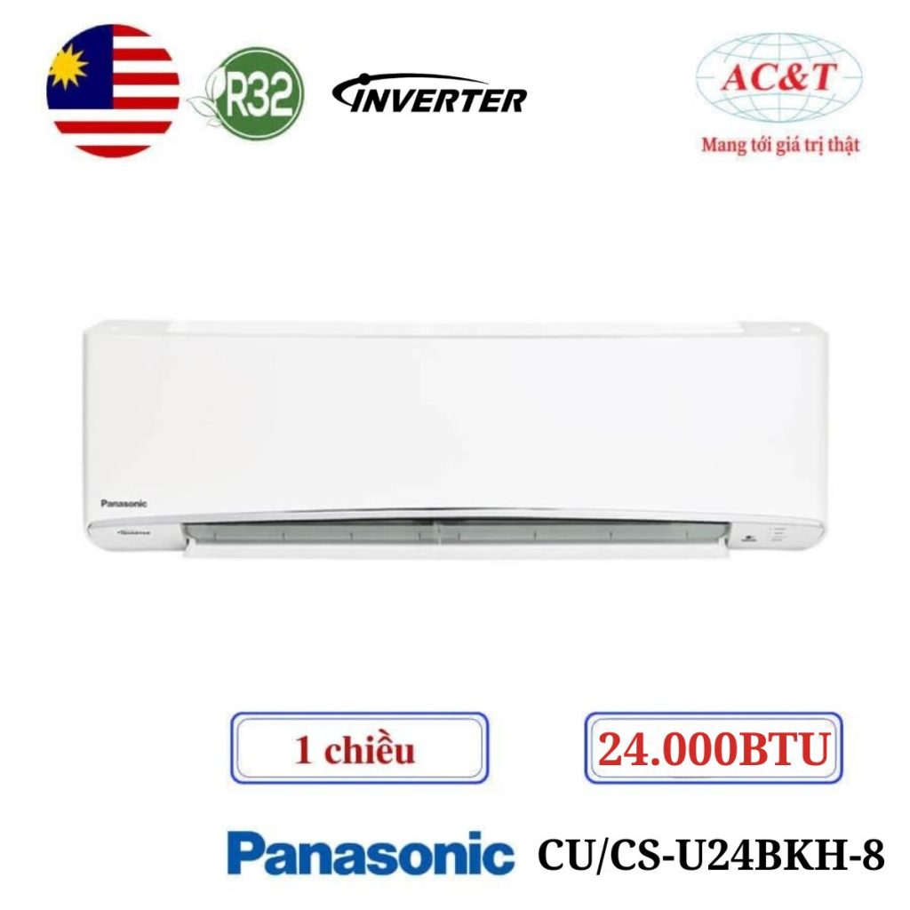 Điều hòa Panasonic 1 chiều Inverter CU/CS-U24BKH-8 24.000 BTU