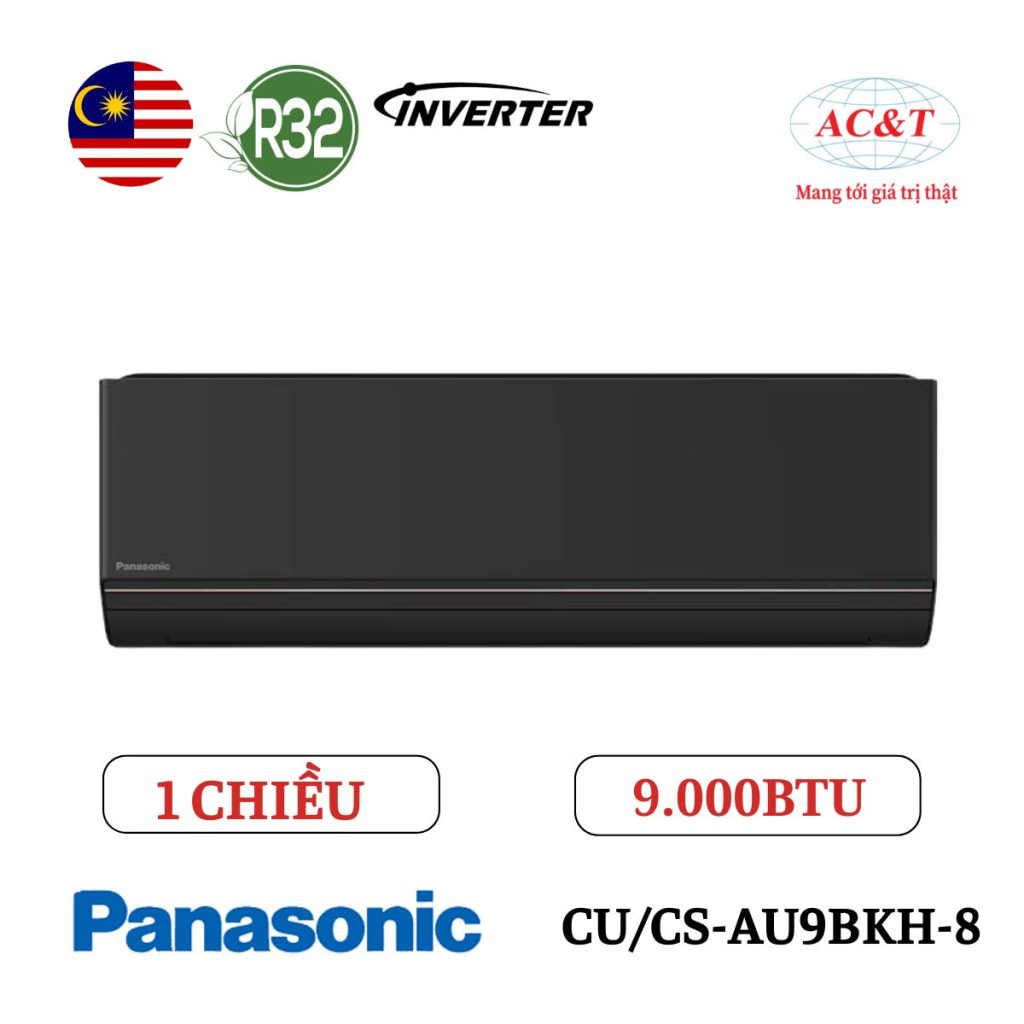 Điều hòa Panasonic 1 chiều inverter CU/CS-AU9BKH-8 9000 BTU