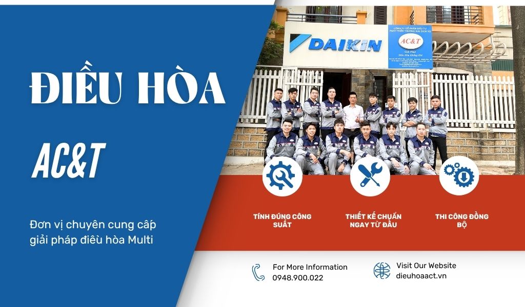Đơn vị chuyên thi công điều hòa Multi