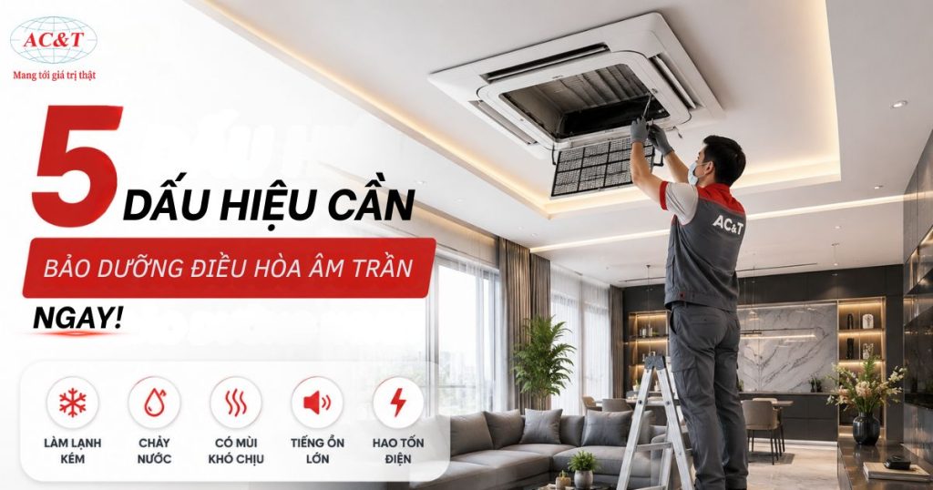 Bảo dưỡng điều hoà âm trần