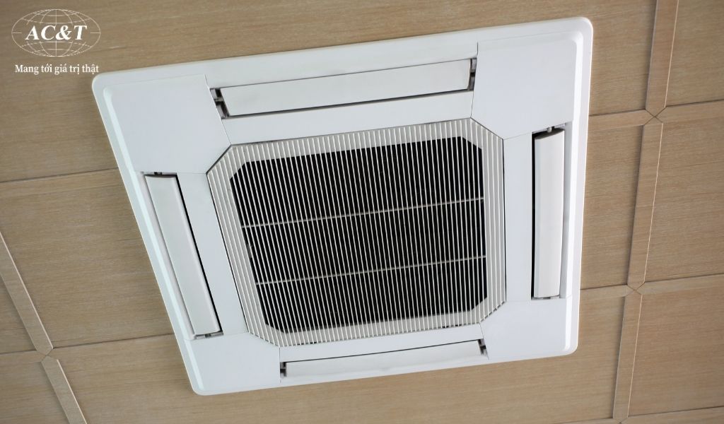 Là dàn lạnh được lắp âm trên trong trần