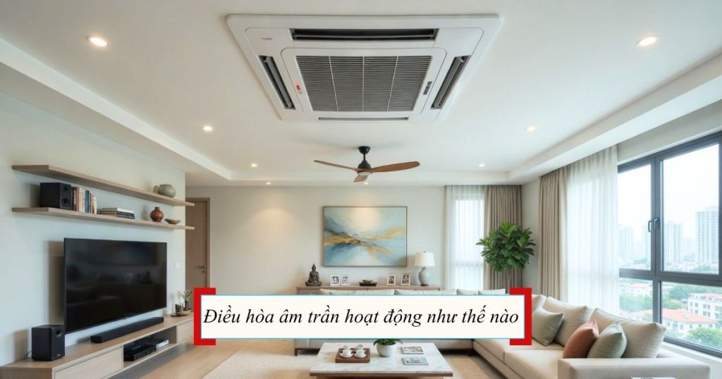 Điều hòa âm trần hoạt động như thế nào