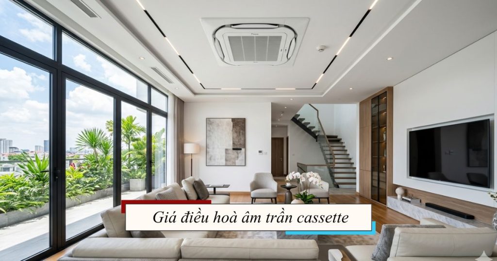 giá điều hoà âm trần cassette