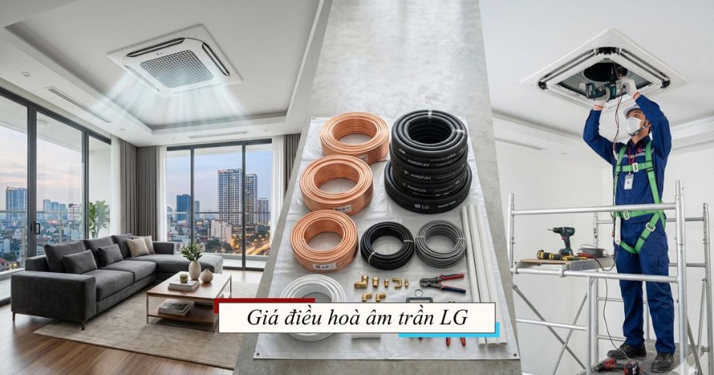 Giá điều hoà âm trần LG