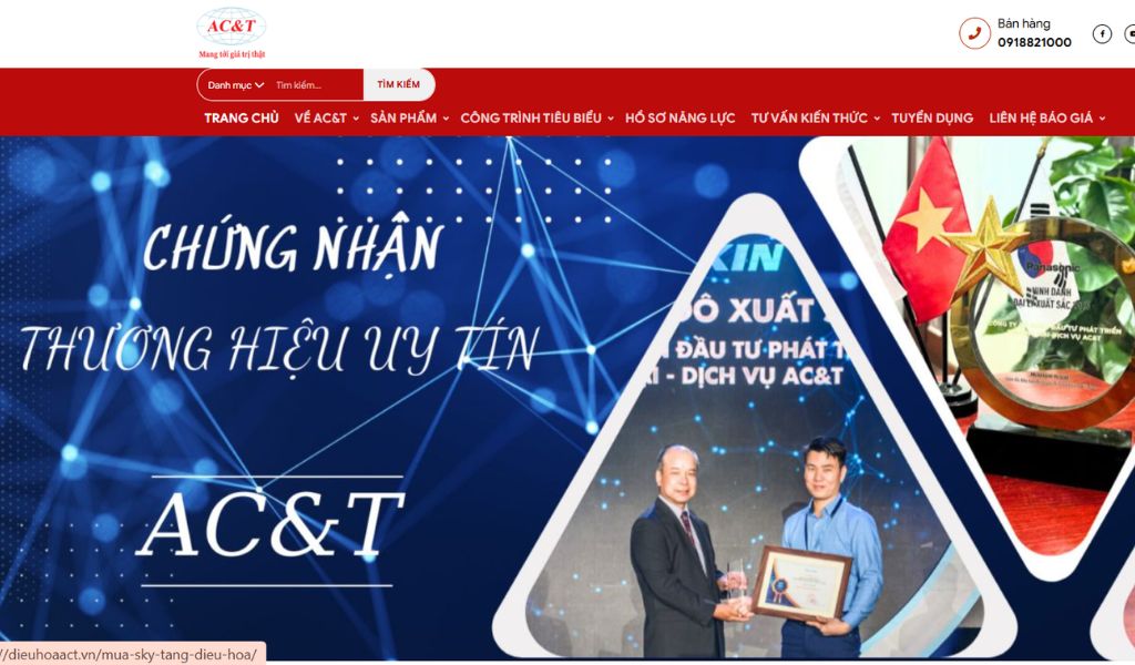 Kênh website điều hào uy tín nhất - AC&T