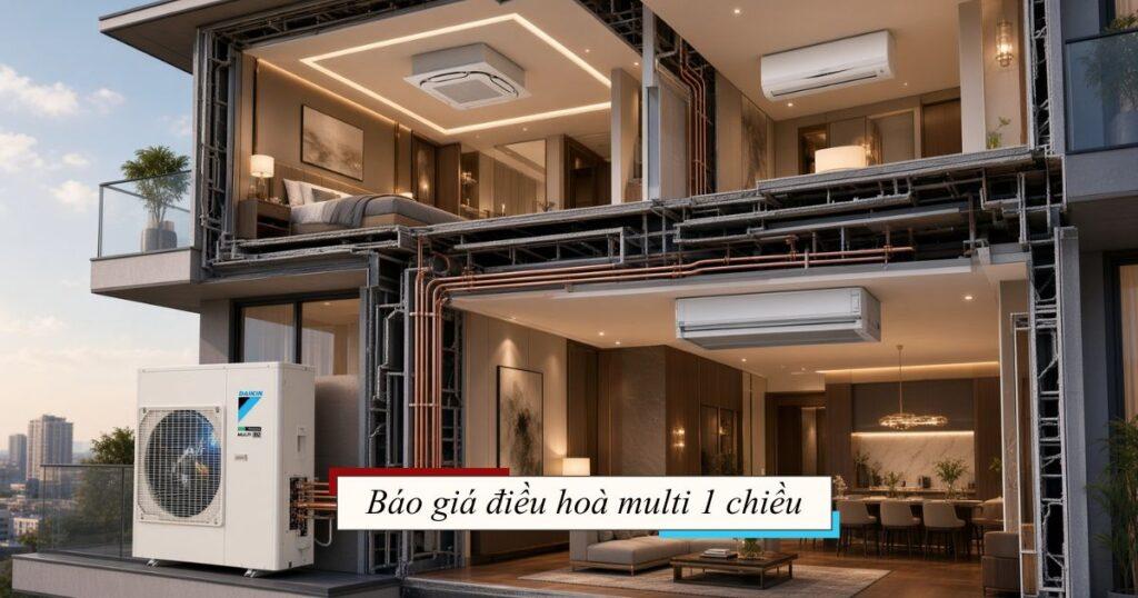Báo giá điều hòa multi 1 chiều