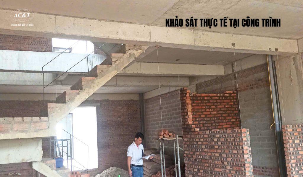 Khảo sát tại công trình thực tế rất cần thiết