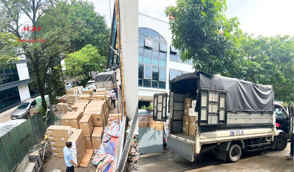 Giao hàng tại chân công trình