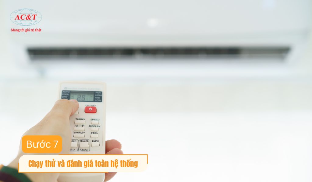 Bật thử để kiểm tra tín hiệu