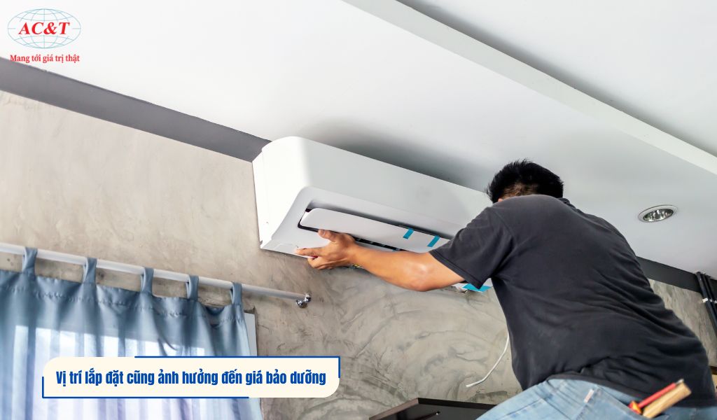 Vị trí lắp đặt thuận lợi nhất cho điều hòa Multi