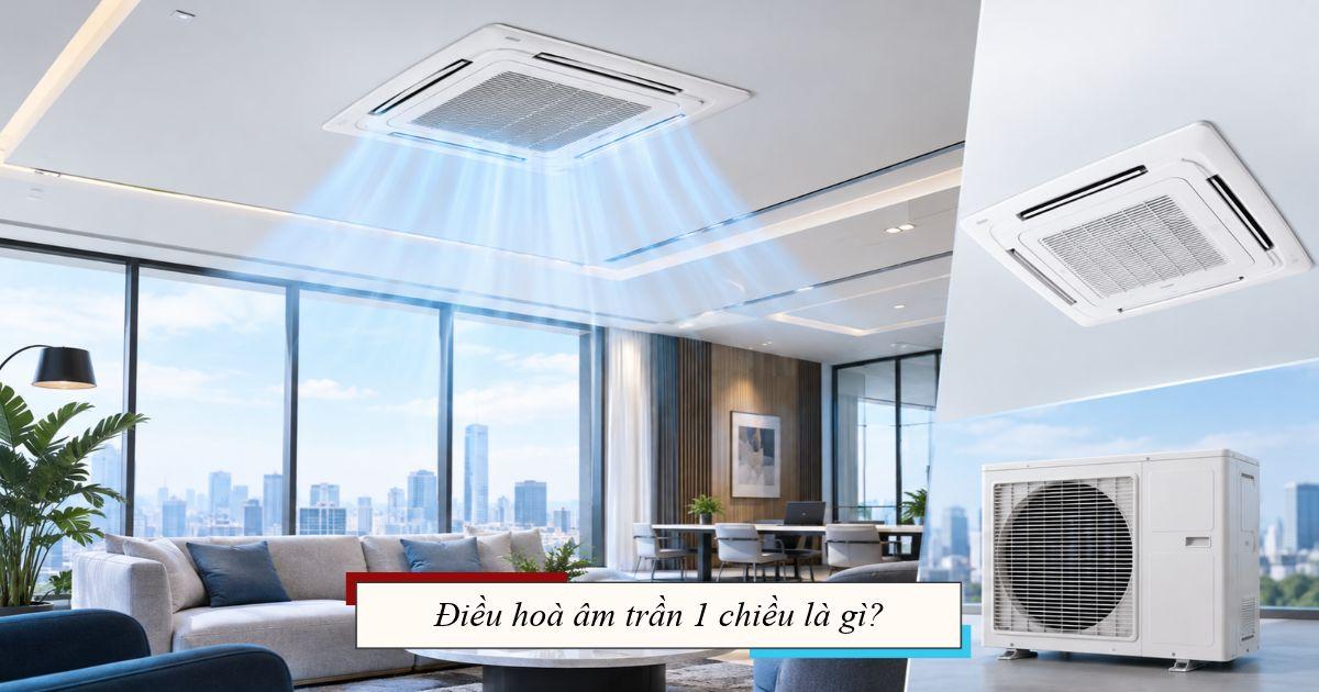 Điều hoà âm trần 1 chiều là gì