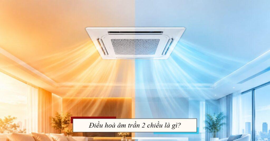 Điều hoà âm trần 2 chiều là gì