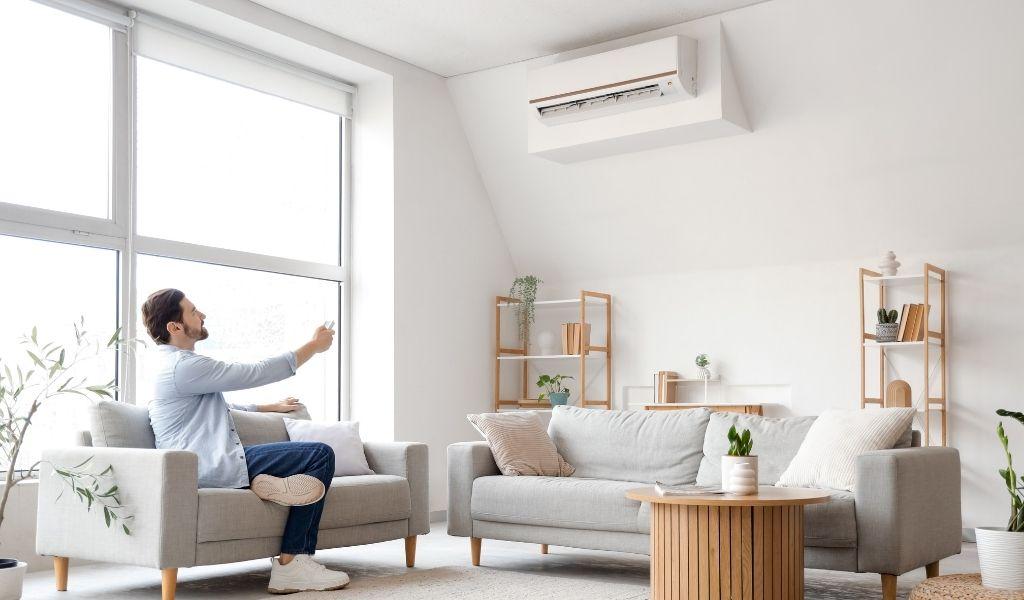 Dàn lạnh vẫn đủ thẩm mỹ cho phòng khách
