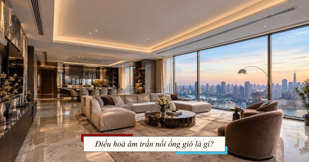 điều hoà âm trần nối ống gió là gì