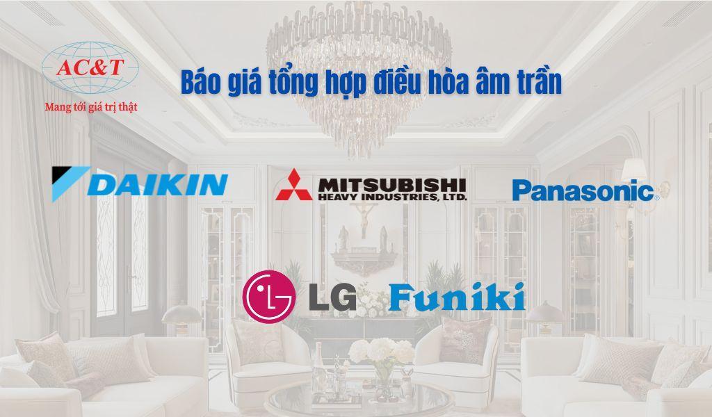 Tổng hợp các hãng điều hòa âm trần