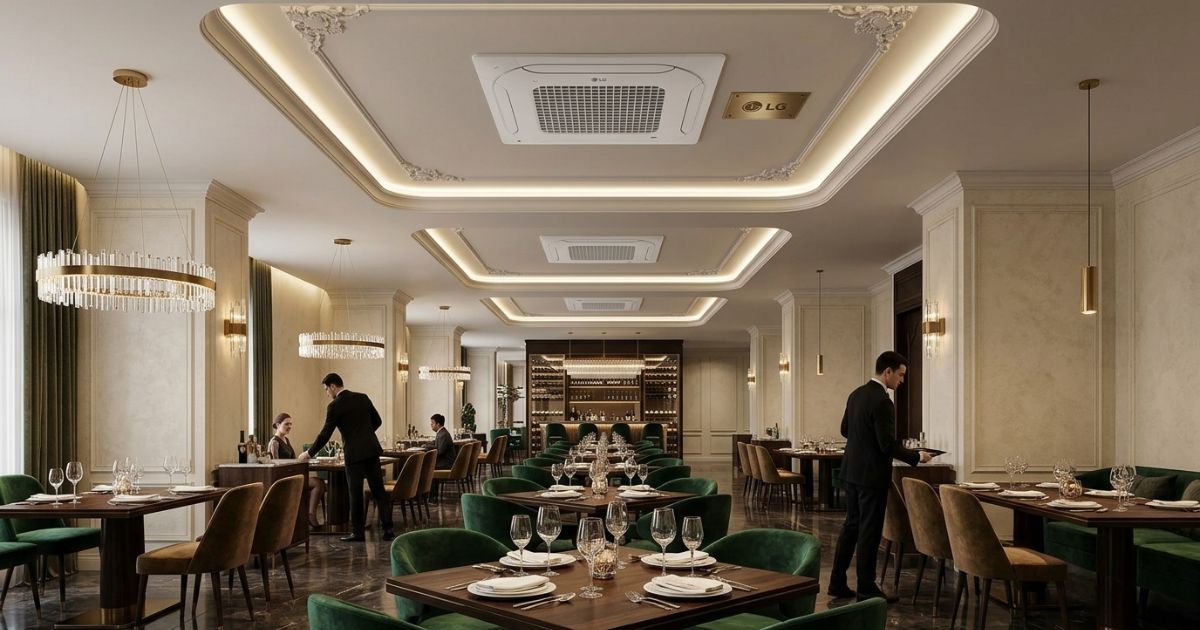 Điều Hòa Âm Trần 4 Hướng Thổi: Giải Pháp Lạnh Đều 360 Độ